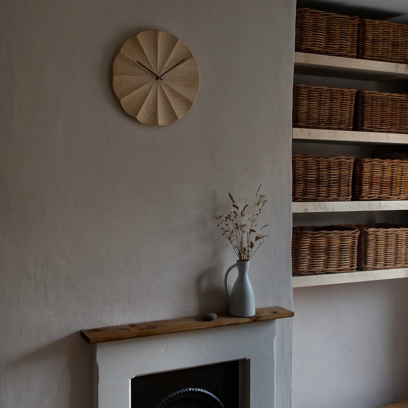 Fluted Clock