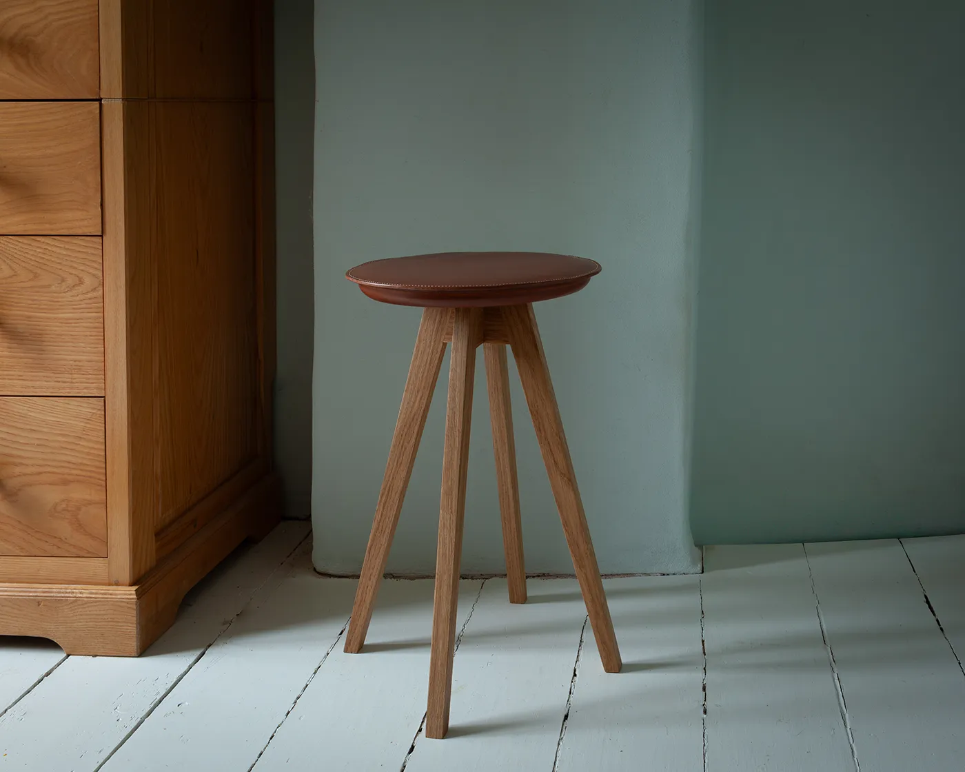 Leather Stool