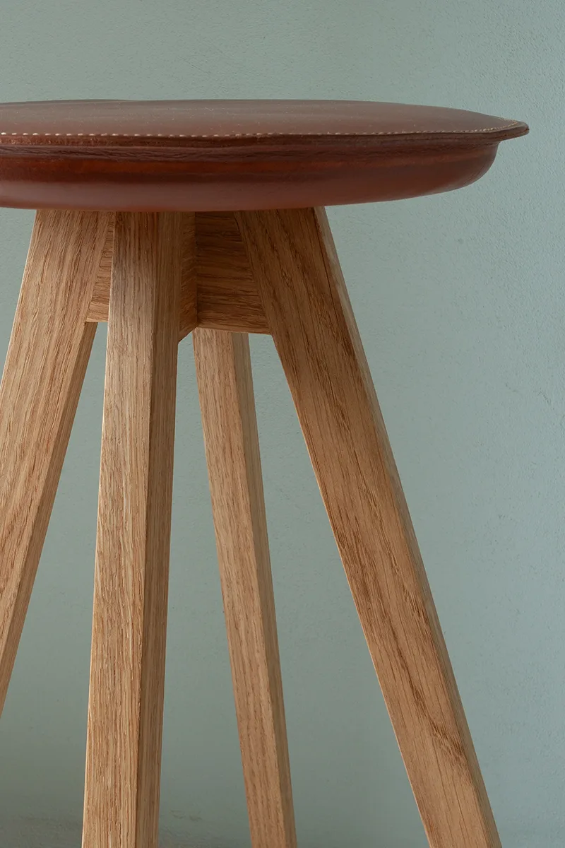 Leather Stool
