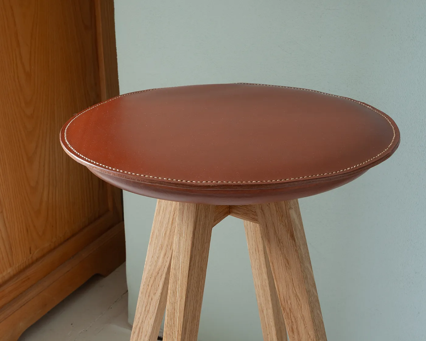 Leather Stool